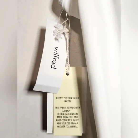 Wilfred Perrin White Square-Neck Tank Bodysuit Size S Spring Summer - Picture 6 of 6